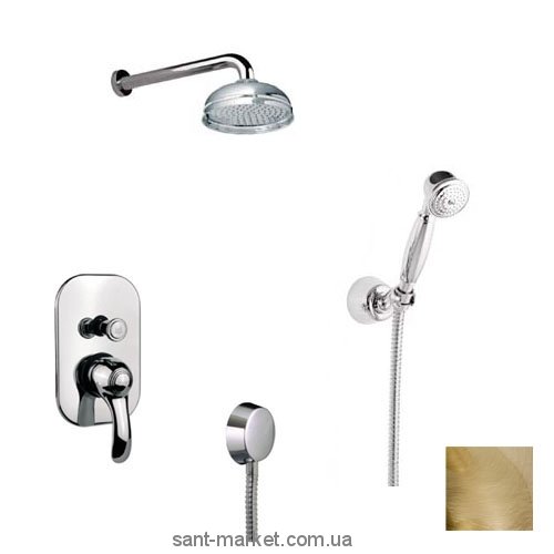 Fiore Jaffar Sky Смеситель скрытого монтажа для душа 84CR5138 Old Bronze