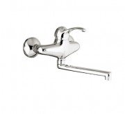 Смеситель однорычажный для ванны с длинным изливом Fiore коллекция Jafar хром 47CR5420 Chrome