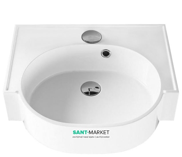 Раковина для ванной на тумбу Буль-Буль коллекция Comfort белая 0905101