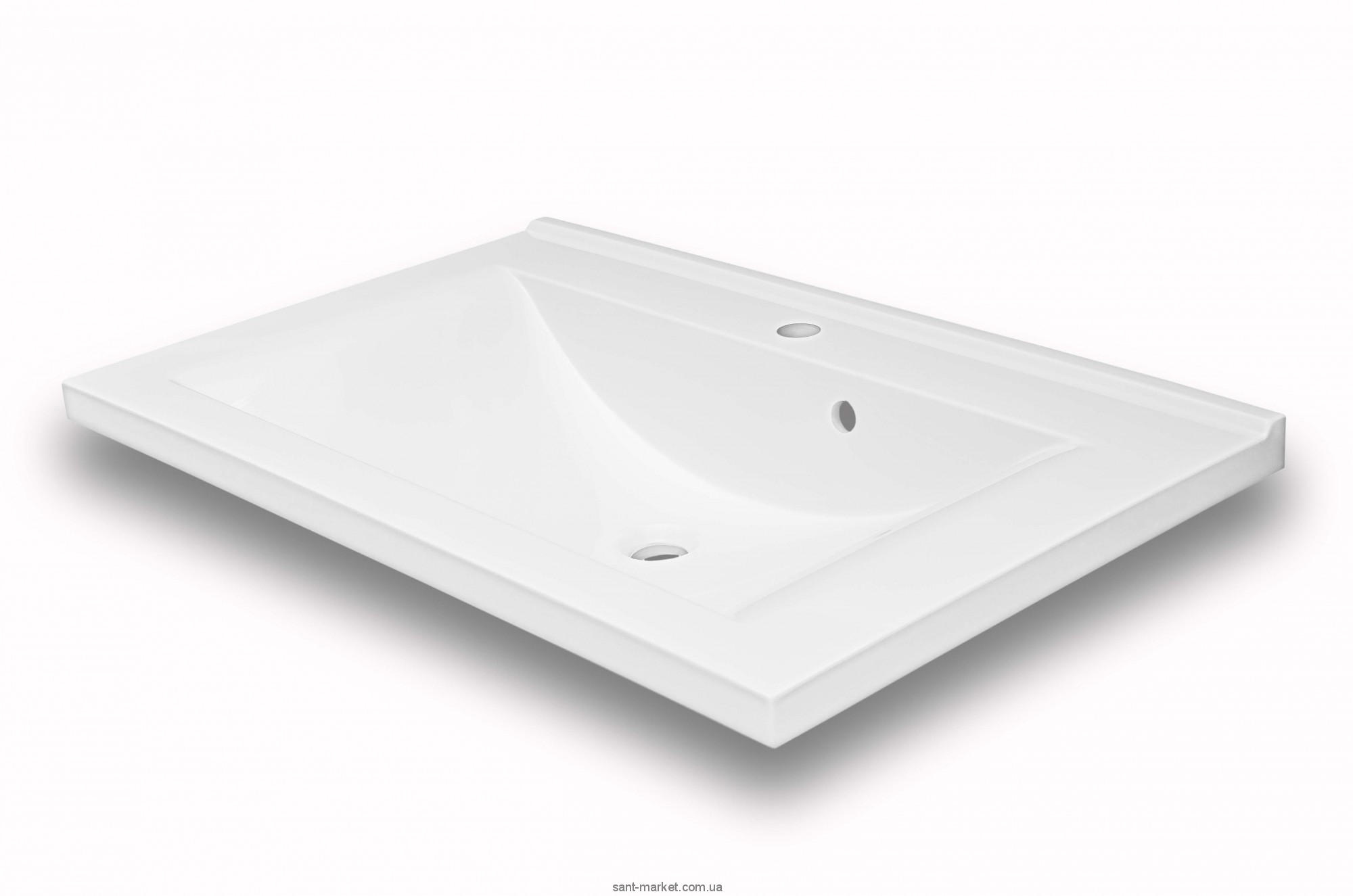 Раковина для ванної вбудована Буль-Буль колекція Dallas біла 1108101