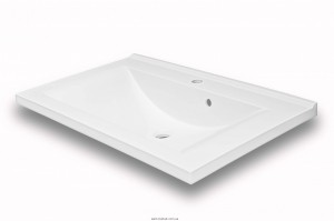 Раковина для ванної вбудована Буль-Буль колекція Dallas біла 1108101