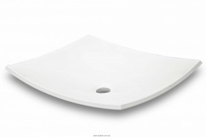 Раковина для ванної накладна Буль-Буль колекція Natura біла 0105101