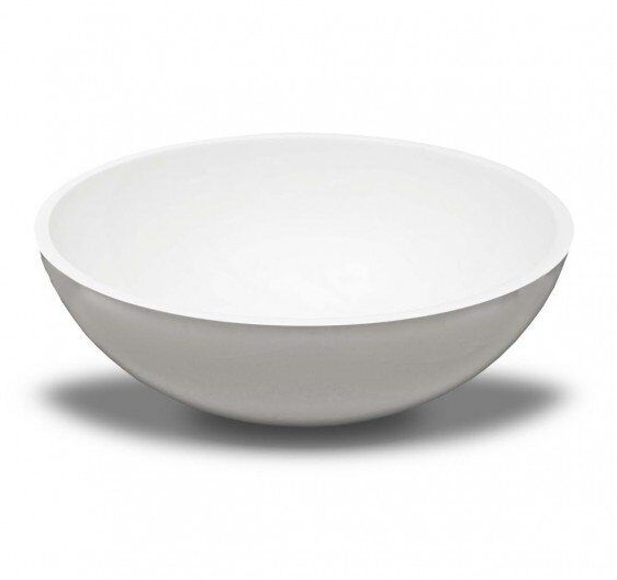 Раковина для ванної накладна Буль-Буль колекція Mona біла 0304101