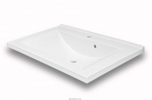 Раковина для ванної вбудована Буль-Буль колекція Dallas біла 1108101