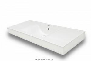 Раковина для ванної накладна Буль-Буль колекція Nadja біла 0212101