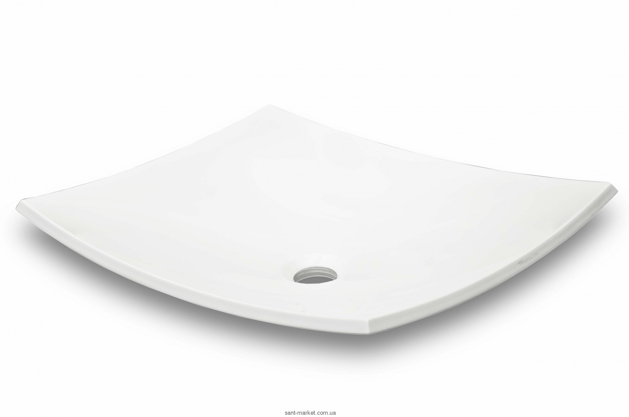 Раковина для ванної накладна Буль-Буль колекція Natura біла 0105101