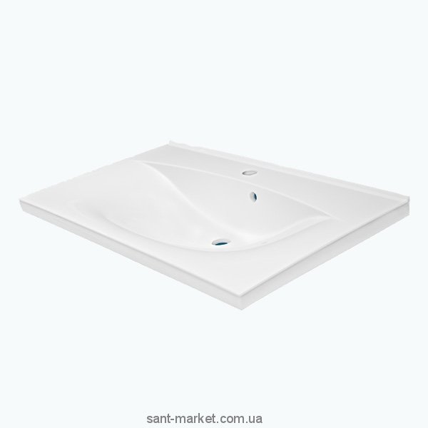 Раковина для ванної вбудована Буль-Буль колекція Yonna біла 0608101