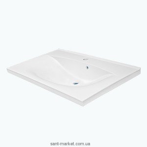 Раковина для ванної вбудована Буль-Буль колекція Yonna біла 0608101