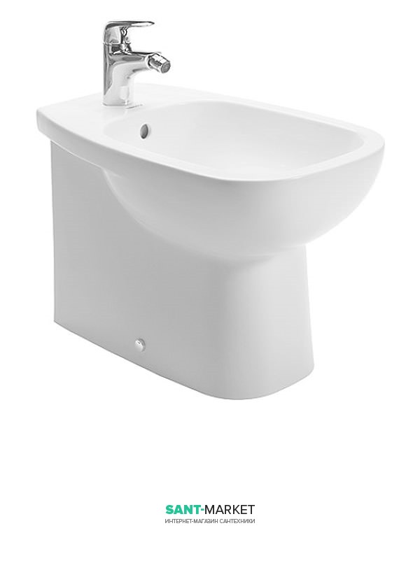 Биде напольное Duravit коллекция D-Code 56х36х39 с переливом 22411000002