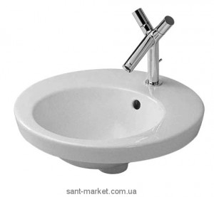 Раковина для ванної вбудована Duravit колекція Starck 2 біла 0478470000