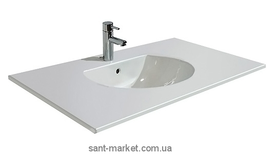 Раковина для ванної на тумбу умивальник-стільниця Duravit колекція Darling New біла 0499100000