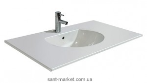 Раковина для ванной на тумбу умывальник-столешница Duravit коллекция Darling New белая 0499100000