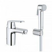 Смеситель для раковины однорычажный с душевым набором Grohe Eurosmart Cosmopolitan хром 23125000