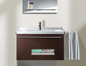 Тумба под раковину DURAVIT X-Large подвесная 80х47х44.8 венге 6057-28