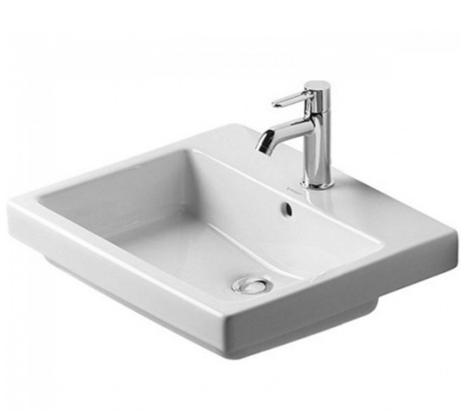 Раковина для ванної вбудована Duravit колекція Vero біла 0315550000