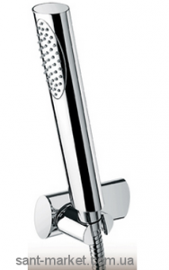 Душевой гарнитур с настенным держателем EMMEVI коллекция Elly хром CR141