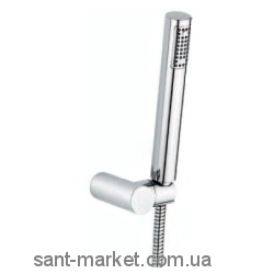 Душевой гарнитур с настенным держателем Emmevi коллекция Piper-Planet хром CR140