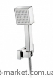 Душевой гарнитур с настенным держателем Emmevi коллекция Niagara матовый хром CSP129