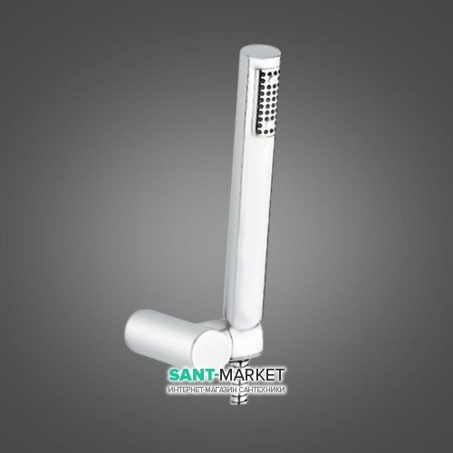 Душевой гарнитур с настенным держателем Emmevi коллекция Piper-Planet сатин SC140