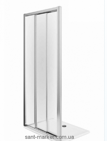 Душові двері в нішу Kolo FIRST скляна розсувна 80х190 ZDRS80222003