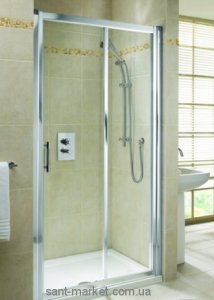 Душові двері в нішу Kolo GEO 6 скляна розсувна 160х190 GDRS16222003