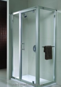 Kolo GEO 6 панель розширює 18 см загартоване скло срібний блескGSKP 18222003