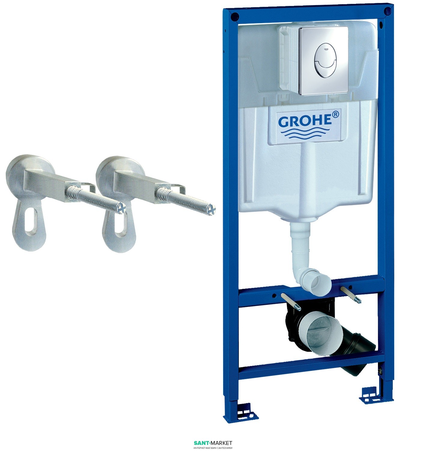 Система інсталяції для підвісного унітазу Grohe Rapid SL 3в1 50х113х14 5 38721001
