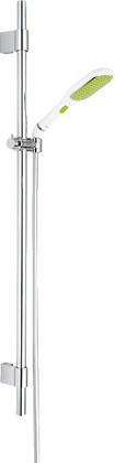 Душовий гарнітур зі штангою Grohe колекція Rainshower Eco хром / білий 27275LS1