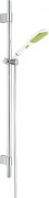 Душевой гарнитур со штангой Grohe коллекция Rainshower Eco хром/белый 27275LS1