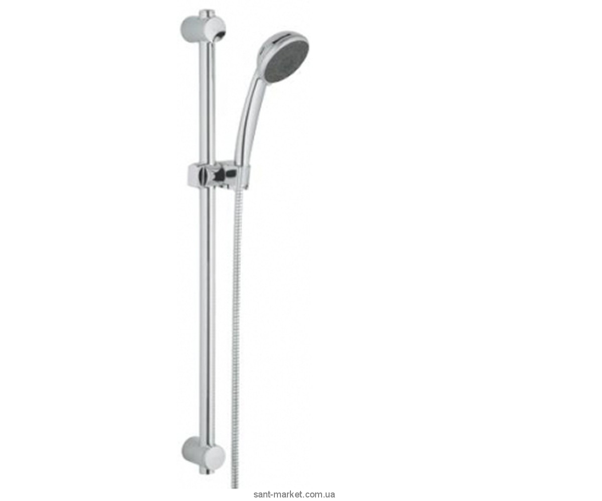 Душевой гарнитур со штангой Grohe коллекция Vitalio Trend хром 28727000
