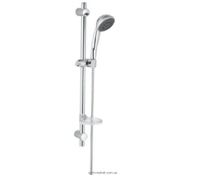 Душовий гарнітур зі штангою Grohe колекція Vitalio Trend з мильницею хром 27171000
