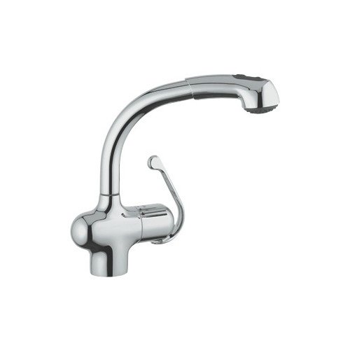 Змішувач для кухні з висувною лійкою Grohe Zedra змішувач 33707000
