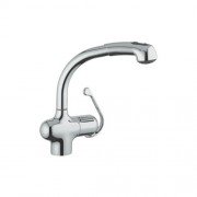 Смеситель для кухни с выдвижной лейкой Grohe Zedra однорычажный 33707000