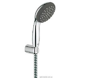 Душовий гарнітур з настінним тримачем Grohe колекція Vitalio Start хром 27944000