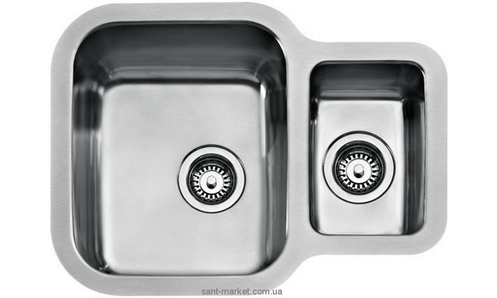 Мойка для кухни асимметричная TEKA BE 1 1/2 B 625 REV  1.5 чаши  под столешницу  нержавеющая сталь  хром  полированная 10125160