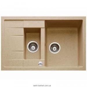 Мийка для кухні прямокутна TEKA ASTRAL 60B TG 1.5 чаші обертається крило врізна граніт бежева 40143527