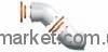 Ariston Коаксіальне коліно M / F 45 ° Ø 60/100 3318004