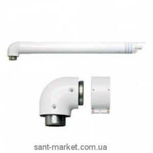 Ariston Комплект для конвекционного котла 750 мм 60/100  с коленом 3318001