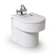 Біде підлогове Roca колекція Happening 56х36х39 з переливом A357564000