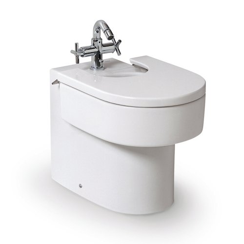 Биде напольное Roca коллекция Happening 56х36х39 с переливом A357564000