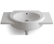 Раковина для ванной подвесная умывальник-столешница Roca коллекция Happening белая 327561000