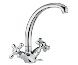 Смеситель для кухни Emmevi Deco Classic двухвентильный хром CR12717