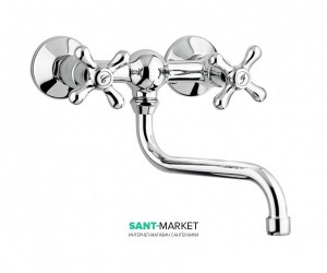 Смеситель для кухни Emmevi Deco Classic двухвентильный ретростиль CR12005