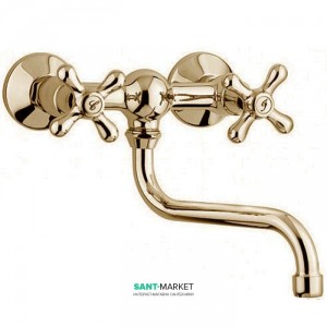 Смеситель для кухни Emmevi Deco Classic двухвентильный ретростиль бронза BR12005 S