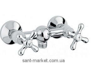 Смеситель для душа настенный двухвентильный EMMEVI коллекция Deco Classic хром CR12002