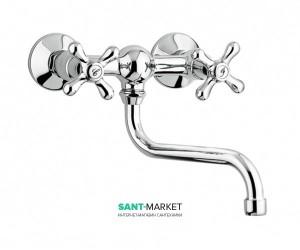 Смеситель для кухни Emmevi Deco Classic двухвентильный ретростиль CR12005