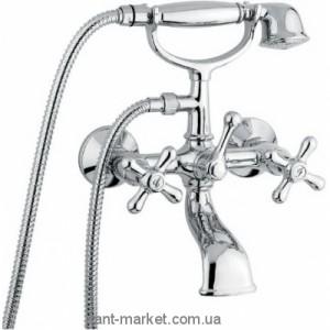 Смеситель двухвентильный для ванны с душем EMMEVI коллекция Deco Classic хром CR12011