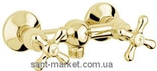 Змішувач для душу настінний двухвентильний EMMEVI колекція Deco Classic золото OR12002