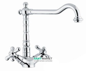 Змішувач для кухні Emmevi Deco Old двухвентильний хром CR12617