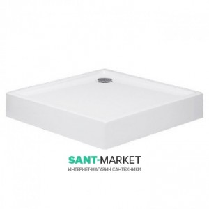 Душевой поддон акриловый квадратный Huppe Xerano 90х90х15 белый 840102.055